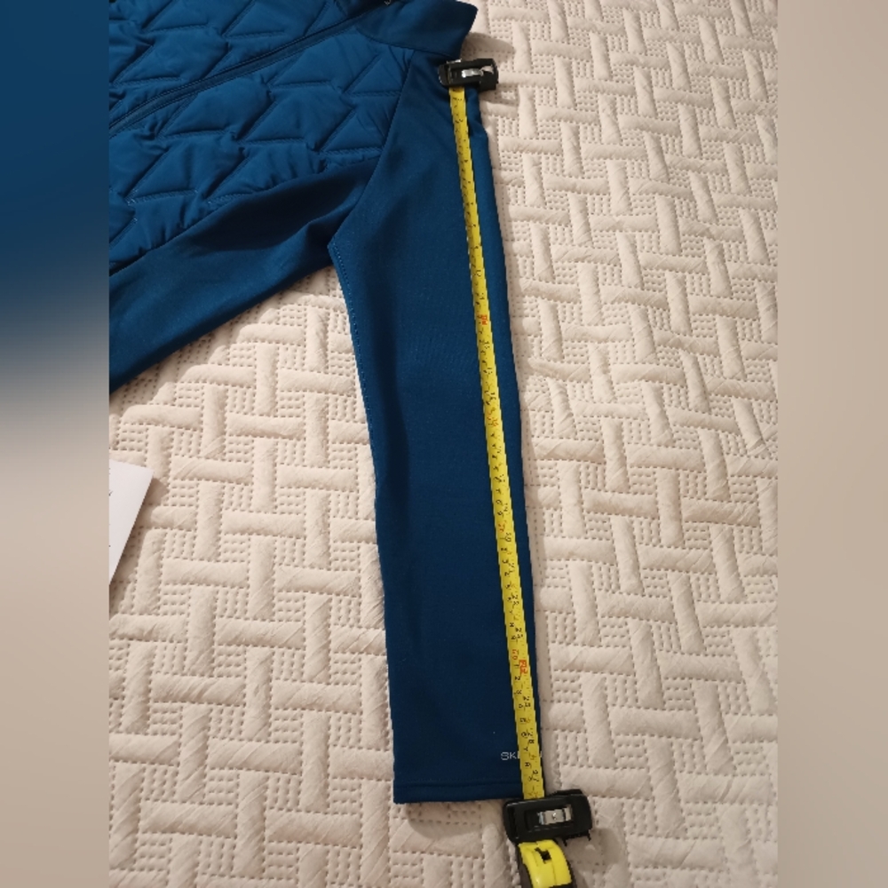 Skechers Performance Quilted Blue Jacket M - Picture 9 of 9